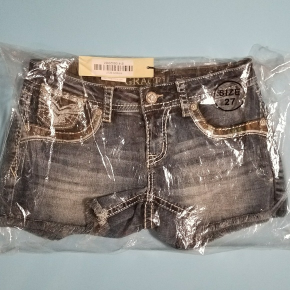 NWT Grace in La Jean Camo Shorts - Picture 6 of 6